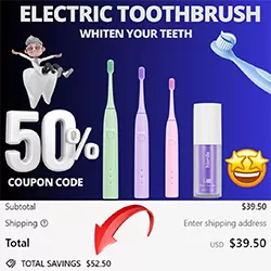 Get 50% Off on Electric Toothbrushes with HiSmile Coupon Code